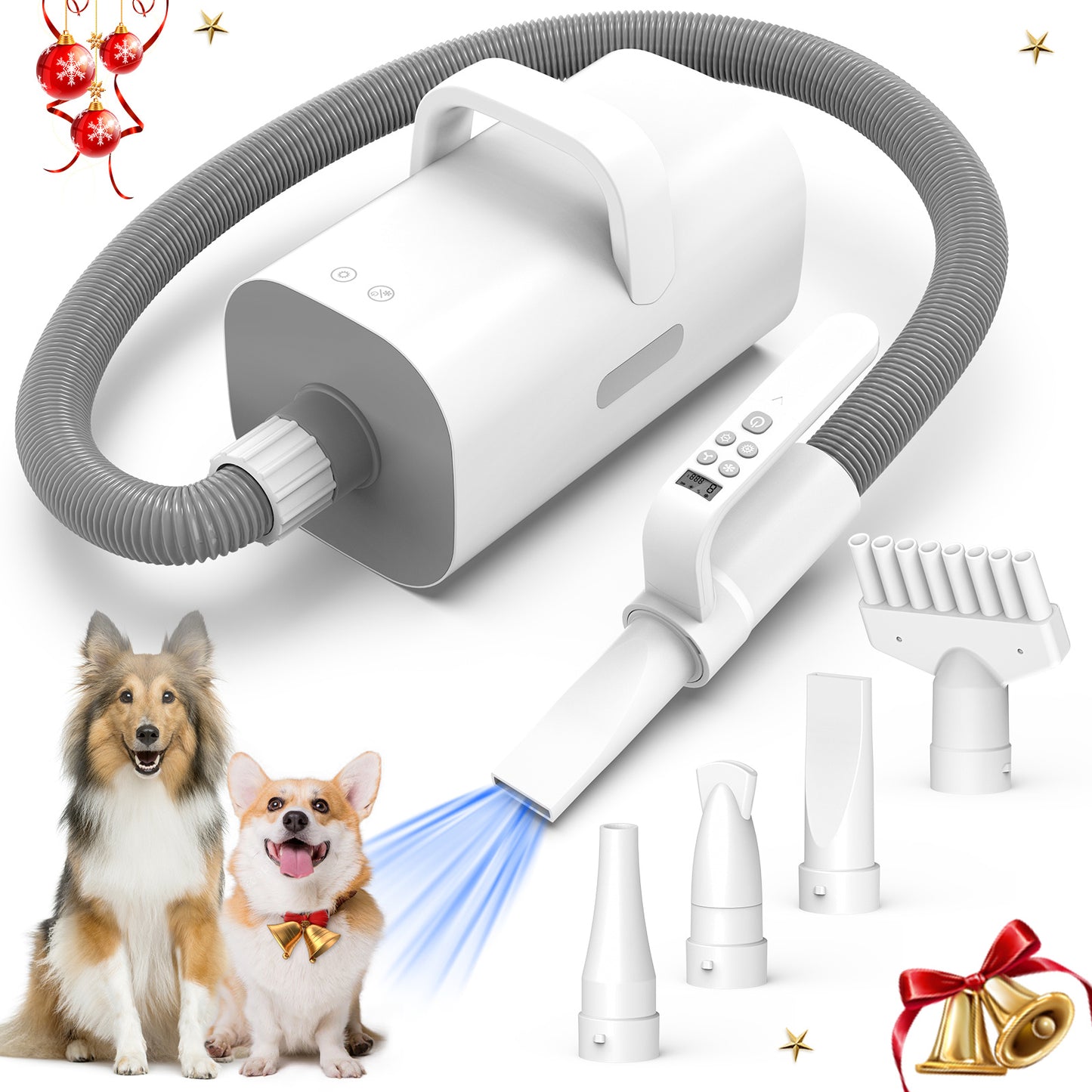 High-Speed Pet Hair Dryer – Fast & Safe Grooming for Dogs & Cats