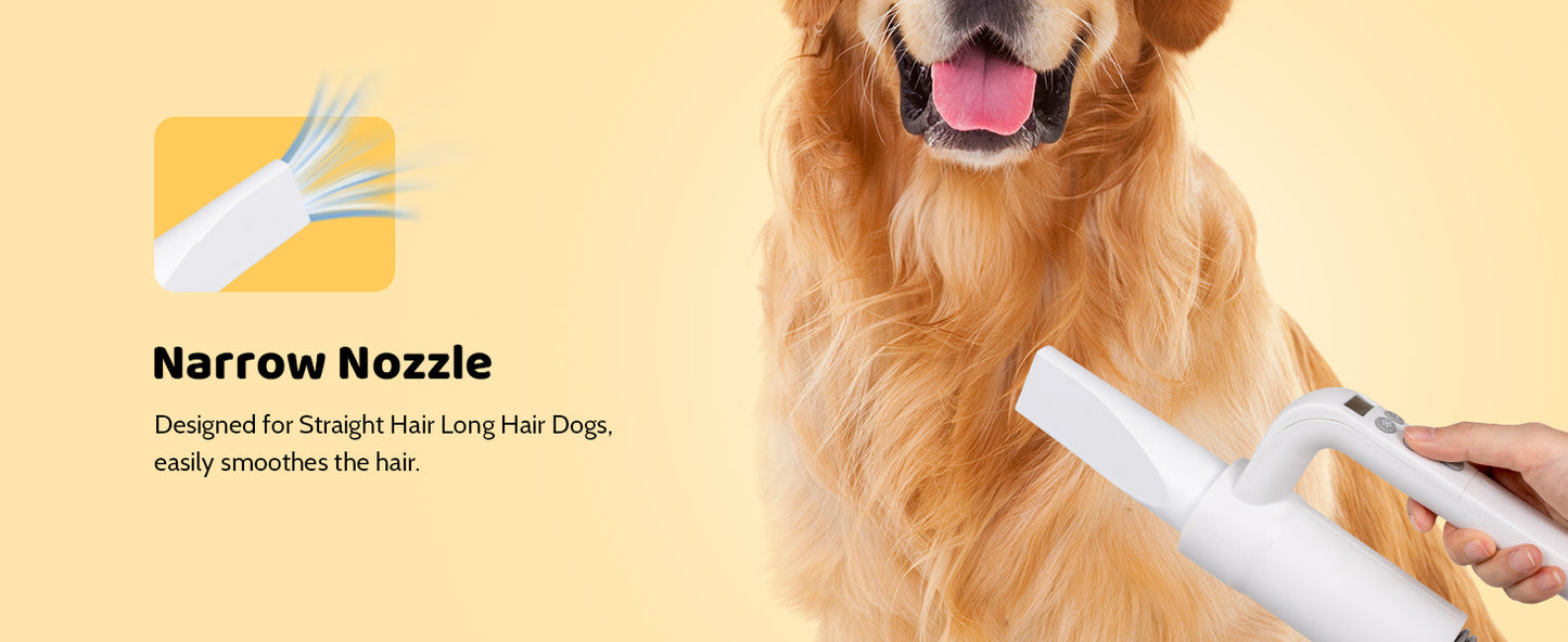 High-Speed Pet Hair Dryer – Fast & Safe Grooming for Dogs & Cats