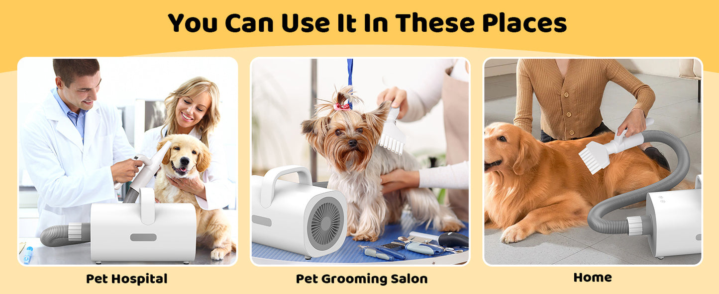 High-Speed Pet Hair Dryer – Fast & Safe Grooming for Dogs & Cats